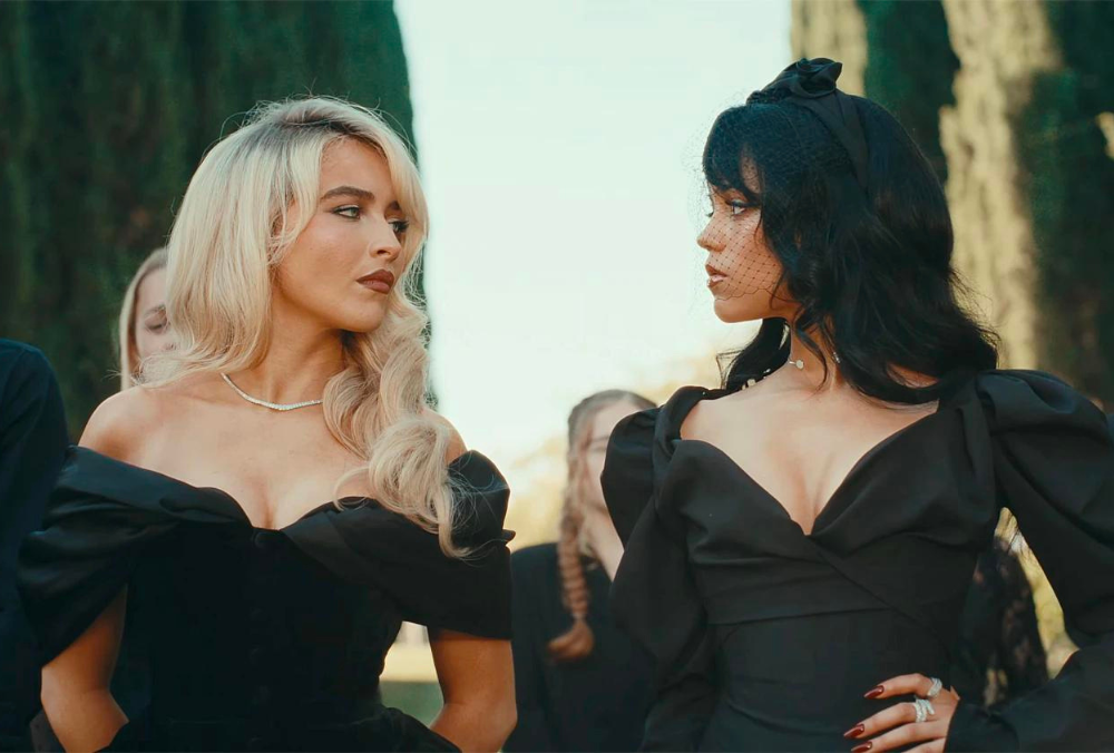 Sabrina Carpenter and Jenna Ortega Steal the Show in Provocative ‘Taste’ Music Video