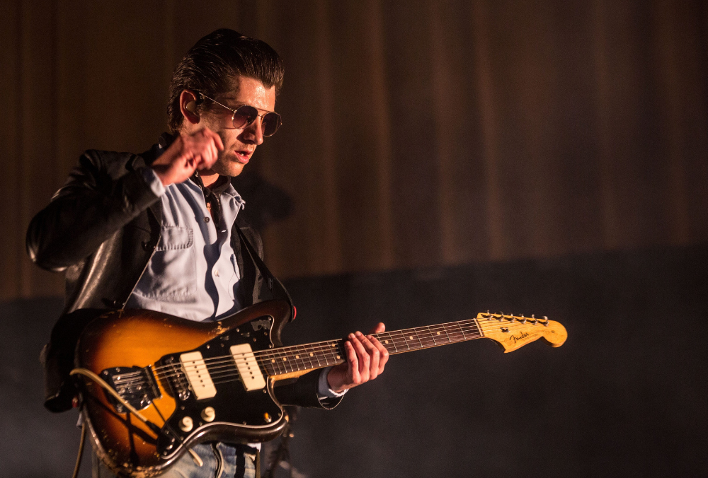 Alex Turner made a surprise appearance at the Strat Awards