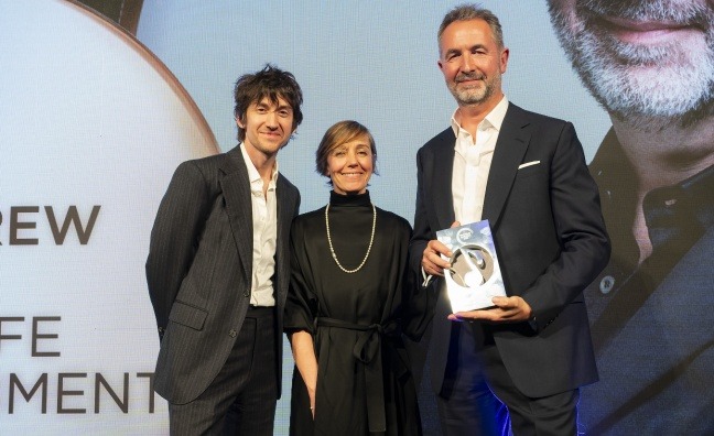 Alex Turner made a surprise appearance at the Strat Awards